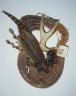 Bonitas Present, antler basket wall sculpture pattern