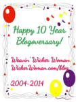 10 years Weavin' Wicker Woman Blog