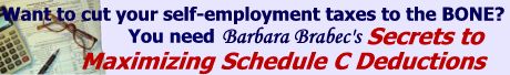 Barbara Brabec's Tax Savings Schedule C Book