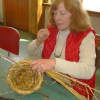 Peters Bee Skep weaving class