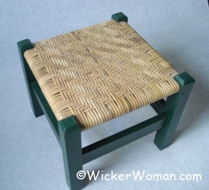 binding cane twill stool