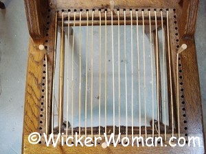 chair-caning-step1 chair caning step 1-verticals