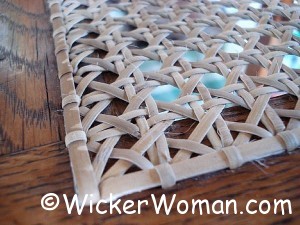 binder cord cane solution in corners chair caning binder cord corners