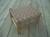 Paper fibre braid footstool