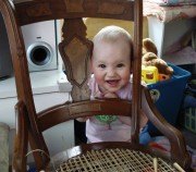 Granddaughter Lily chair caning