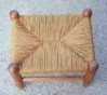 Paper rush footstool-Peters