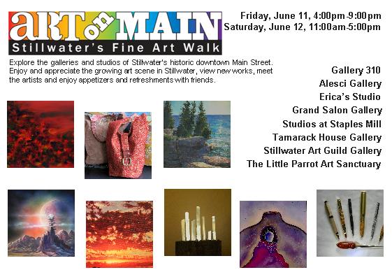 Art on Main, Stillwater, MN Fine Art Walk June 2010