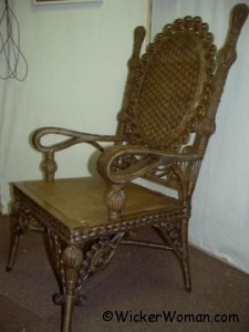 Wakefield Rattan Company chair restored