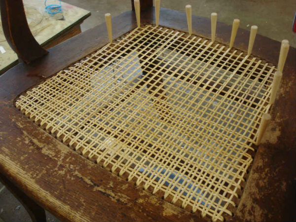 large cane seat over 100 holes