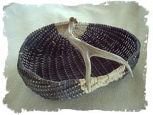 Jade-Peters Antler Basket 