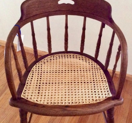 Martha Bremer, owner of Briar Creek Studio in Otego, New York, has been providing chair caning and other types of chair seat weaving for over 30 years.