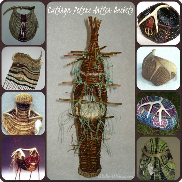 Cathryn Peters antler basket collage