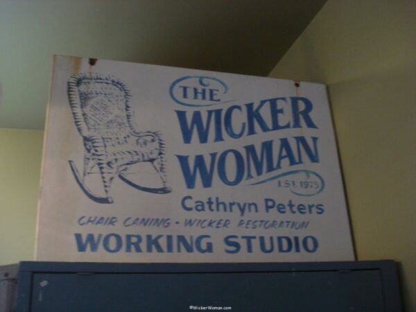 Mike Meyer made Wicker Woman sign