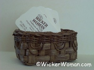 Lacy Business Card Basket