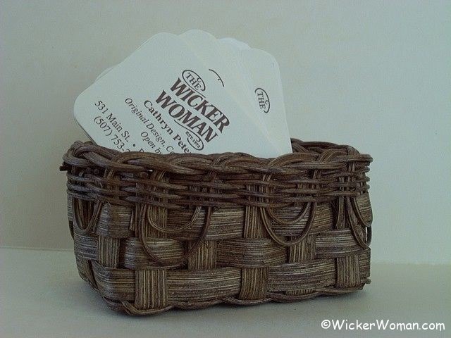 Lacy Business Card Basket