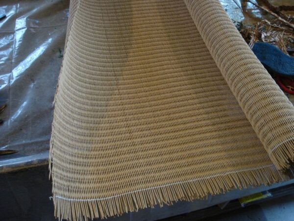 Lloyd Loom woven paper wicker sheeting.
