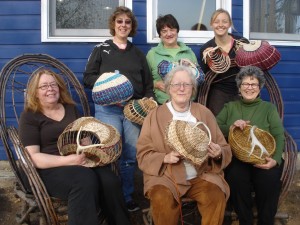 2011 Antler Basket Weaving Class North House 