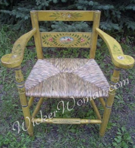 Norwegian chair bulrush seat