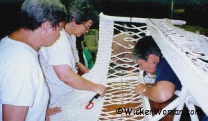 Peters Wicker Repair JCC Folk School 2001