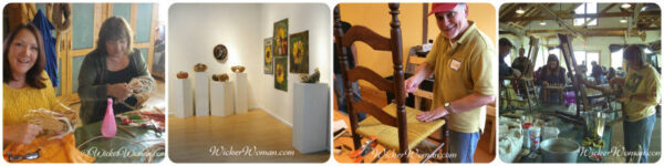 Cathryn's weaving classes and exhibits