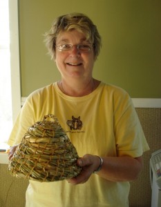 Rhonda's Completed Bee Skep 