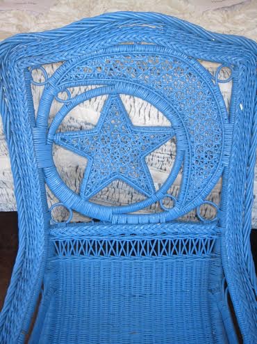 Star motif Victorian wicker