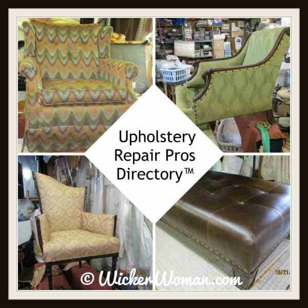 Find Upholstery Repair Pros on the National Furniture Repair Directory.™