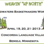 Weavin' Up North Basket Workshop Brochure 2013