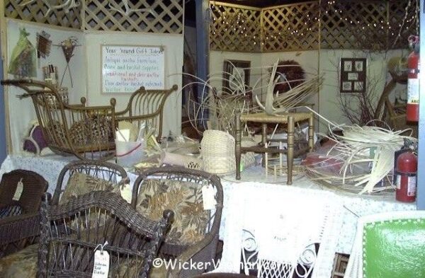 The Wicker Woman repair shop in Zumbro Falls, MN in the 1990s.