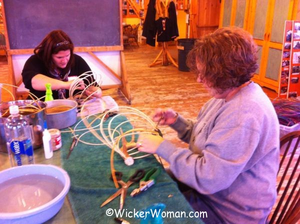 antler basket class North House Folk School