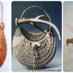 Create Antler Baskets from my Patterns A collage showing three antler basket pattern images by Cathryn Peters