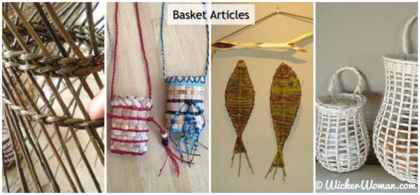 Basket care, patterns and antler basket articles