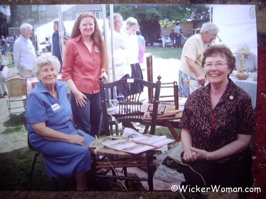 Members of the Basketmakers' Association at the summer meeting in Oxford, England