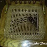 Broken spline cane webbing chair seats can be replaced and rewoven! Find your professional on the National Furniture Repair Directory™