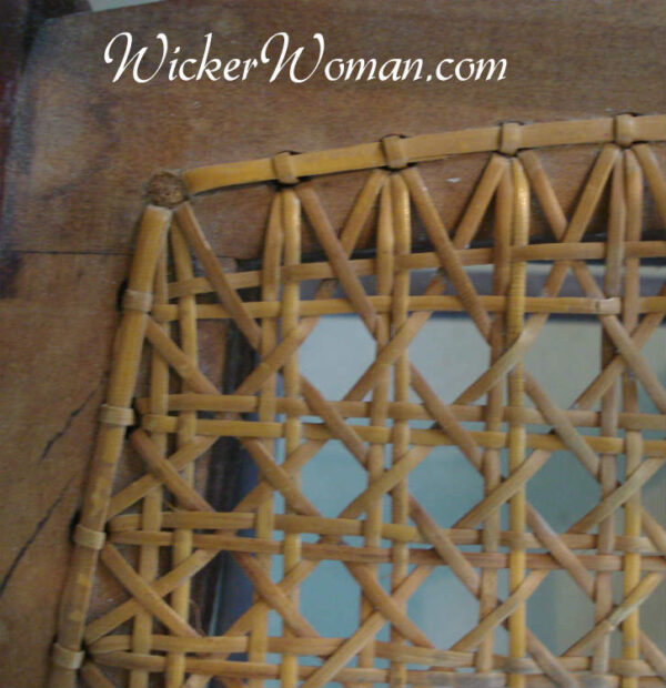 Diagonal chair caning step errors