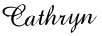 Cathryn Peters signature