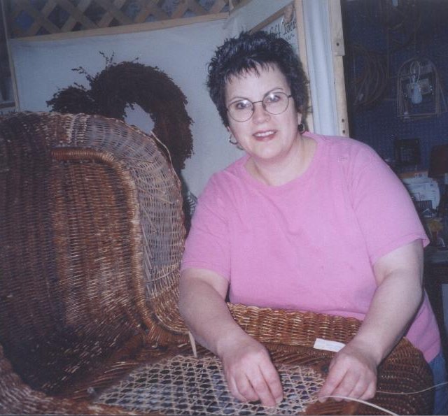 Peters repairing wicker 