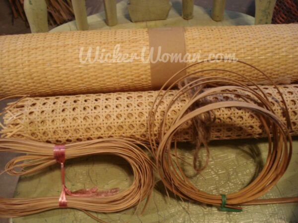 chair caning supplies on WickerWoman.com