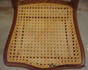 Traditonal hole chair caning