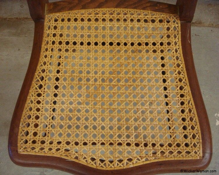 Traditonal hole chair caning