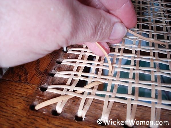 Chair Caning Instructions How To Cane Chairs By Hand