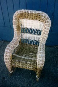 Child's Wicker Rocker Repaired