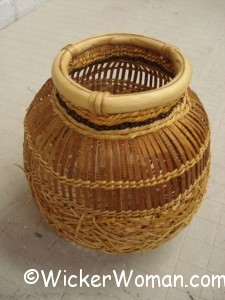 cpeters cedar bark basket