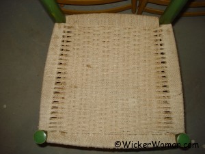 typical Danish cord woven seat