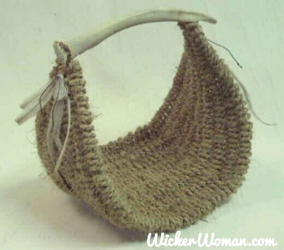 "Destination" antler basket mail basket pattern by Cathryn Peters