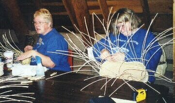 Basketmakers at Basket Guild meetings