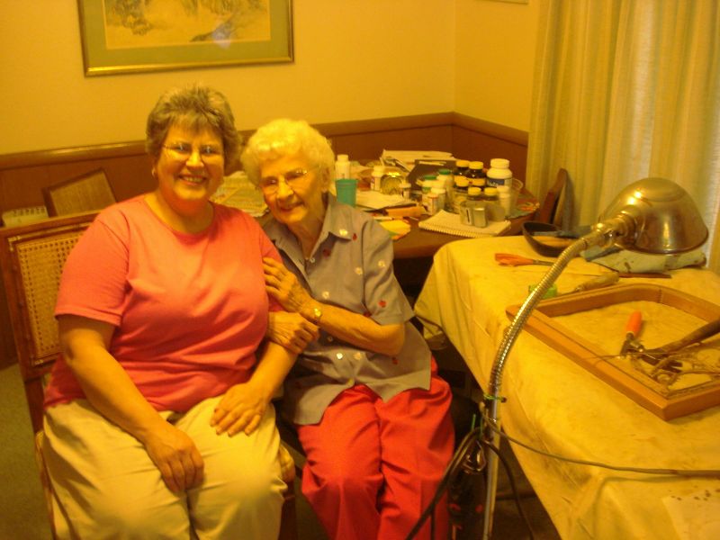 90 year old chair caner going strong!