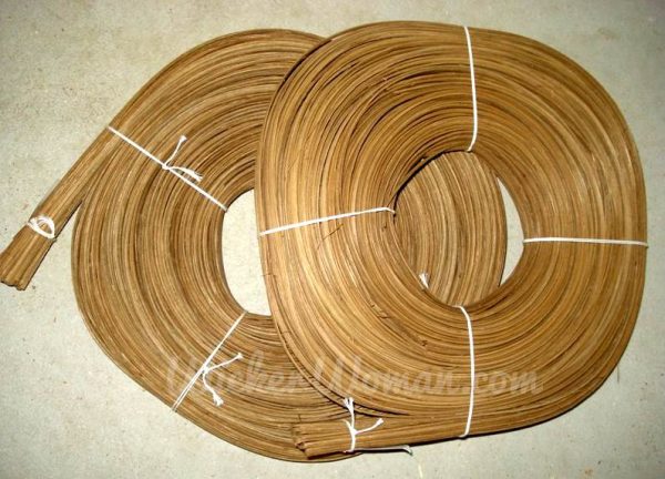 flat, smoked reed coils