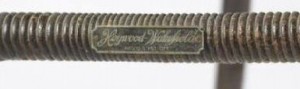 The Heywood-Wakefield metal label on this wicker piece dates it between 1921-1940s.