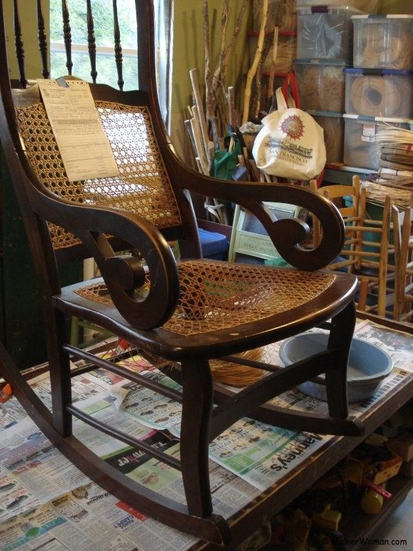 Tuesday Tips Chair Caning Rocker